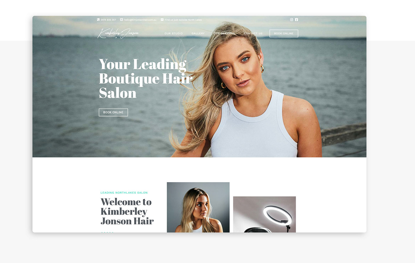 booking website hairdresser hairdressing mobile Responsive Small Business Website Website Design website development
