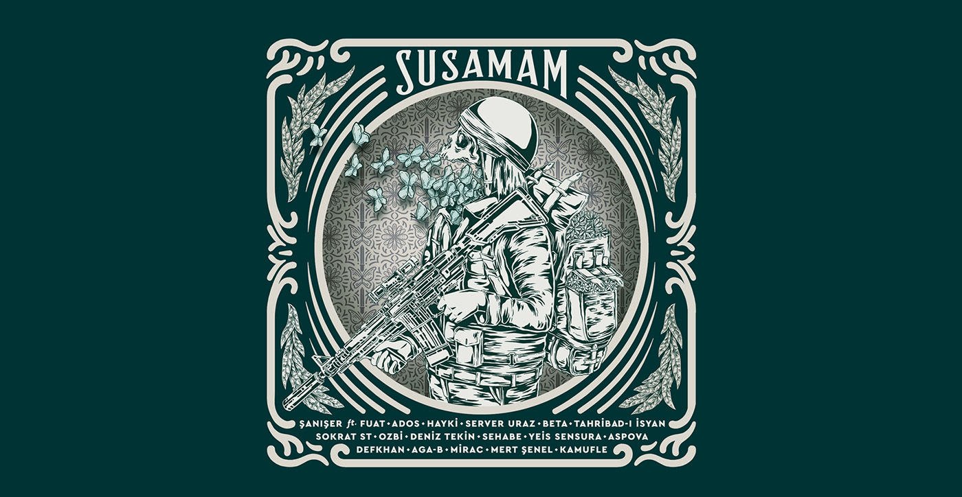 #SUSAMAM #hiphop #illustration #coverart #music