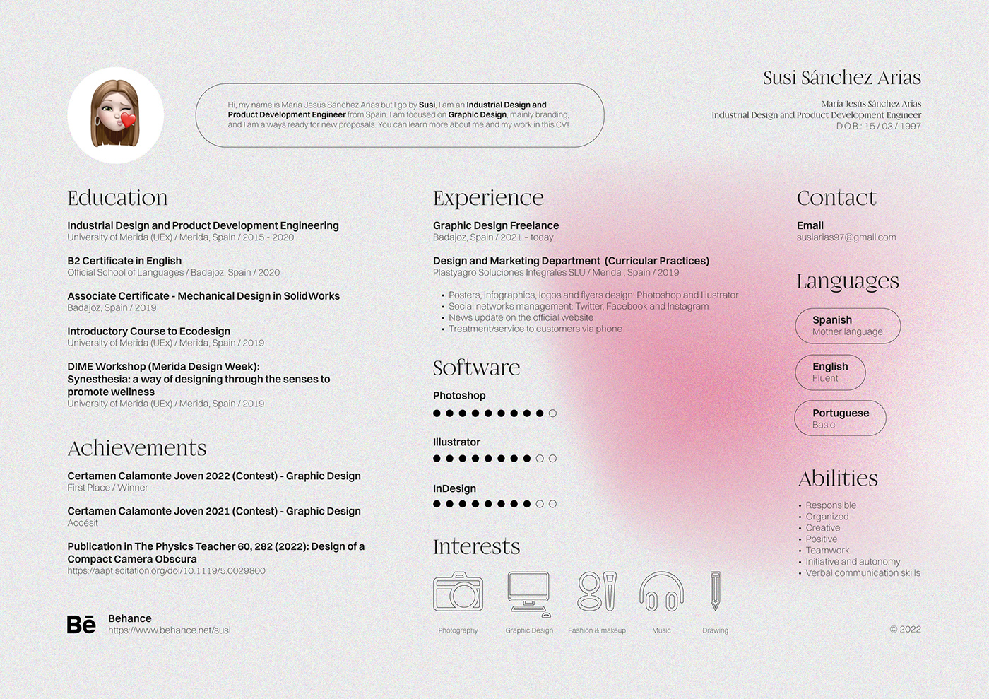 curriculum Curriculum Vitae CV cv design design designer graphic design  portfolio Portfolio Design Resume