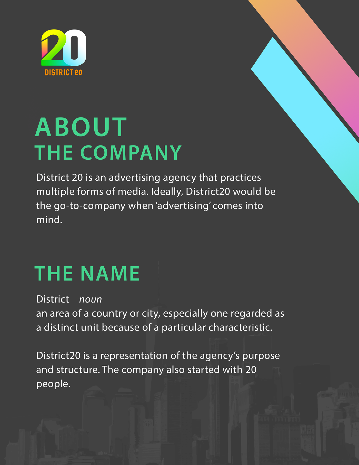 company profile branding  graphic design 