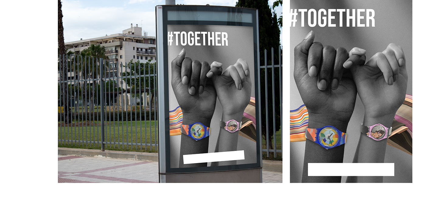 watch Watches Kampagne campaign together friendship Love poster