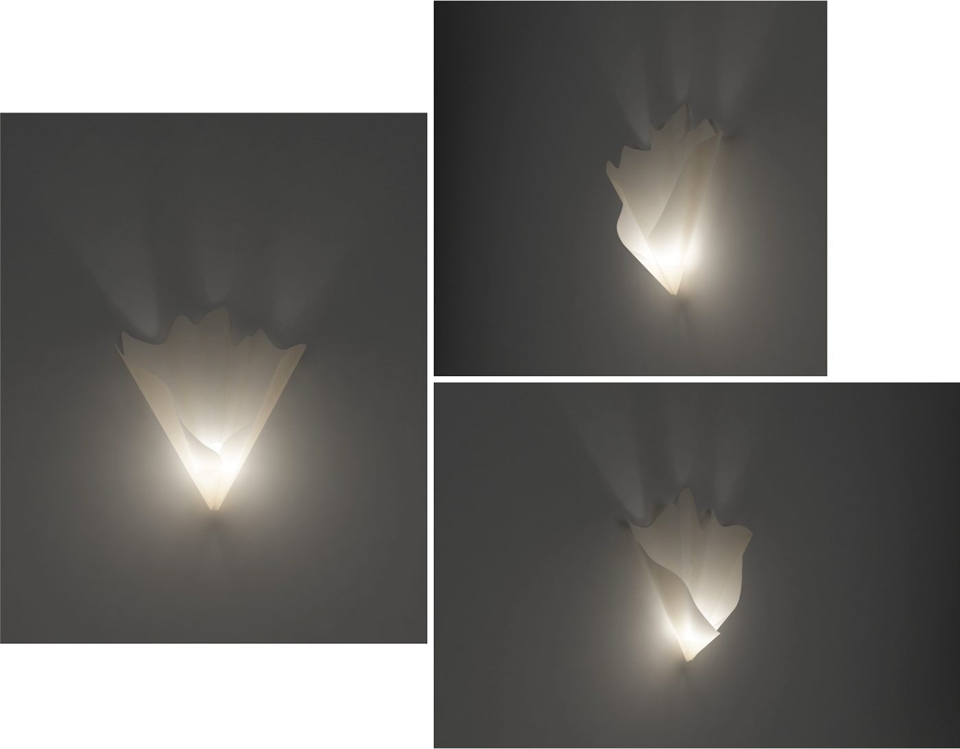 lighting Lamp sconce Lighting Design  light ginkgo Plant sculpture Wall light