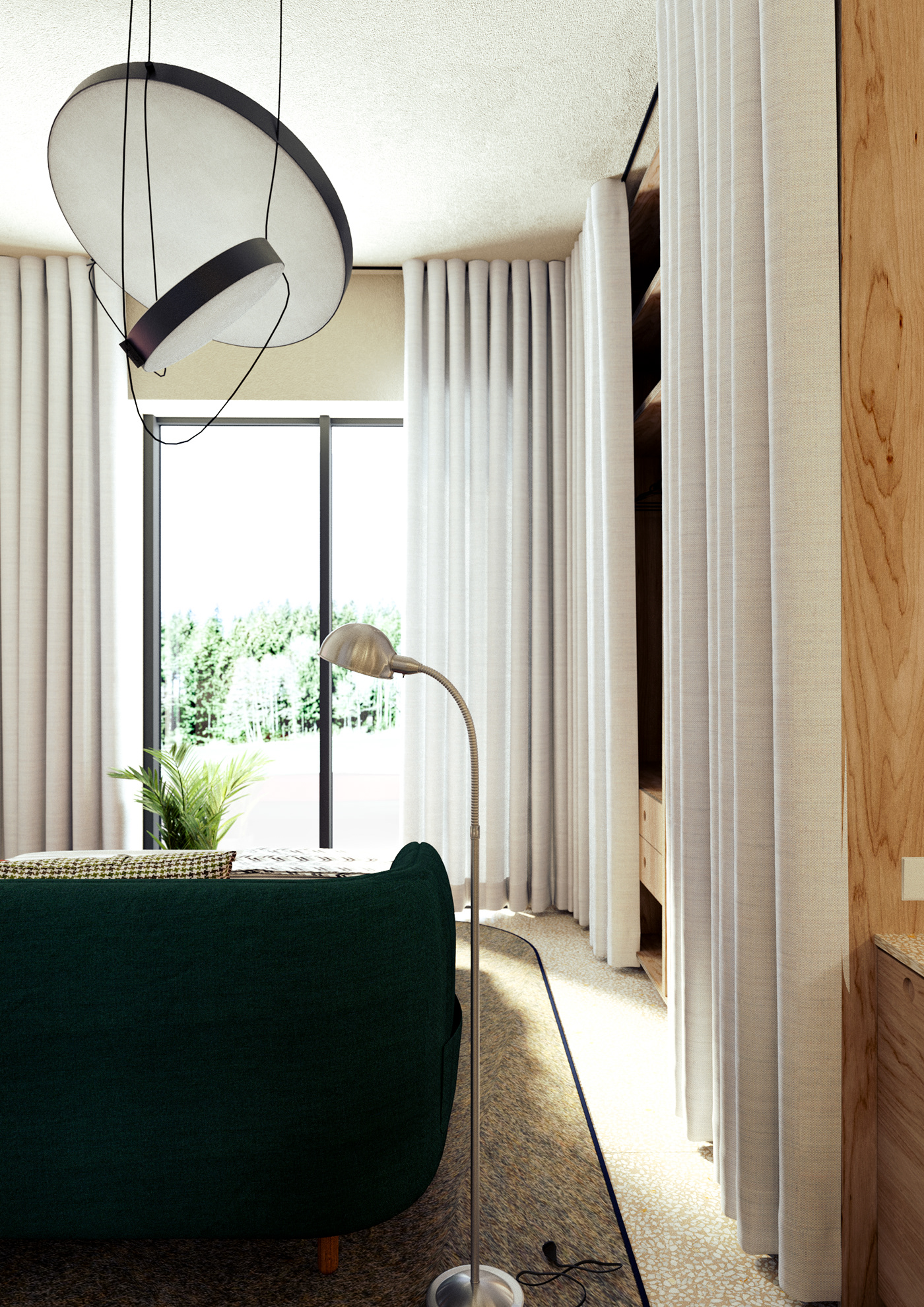 Midcentury Modern modernism beige Custom furniture vives metal minimalist plywood ikea