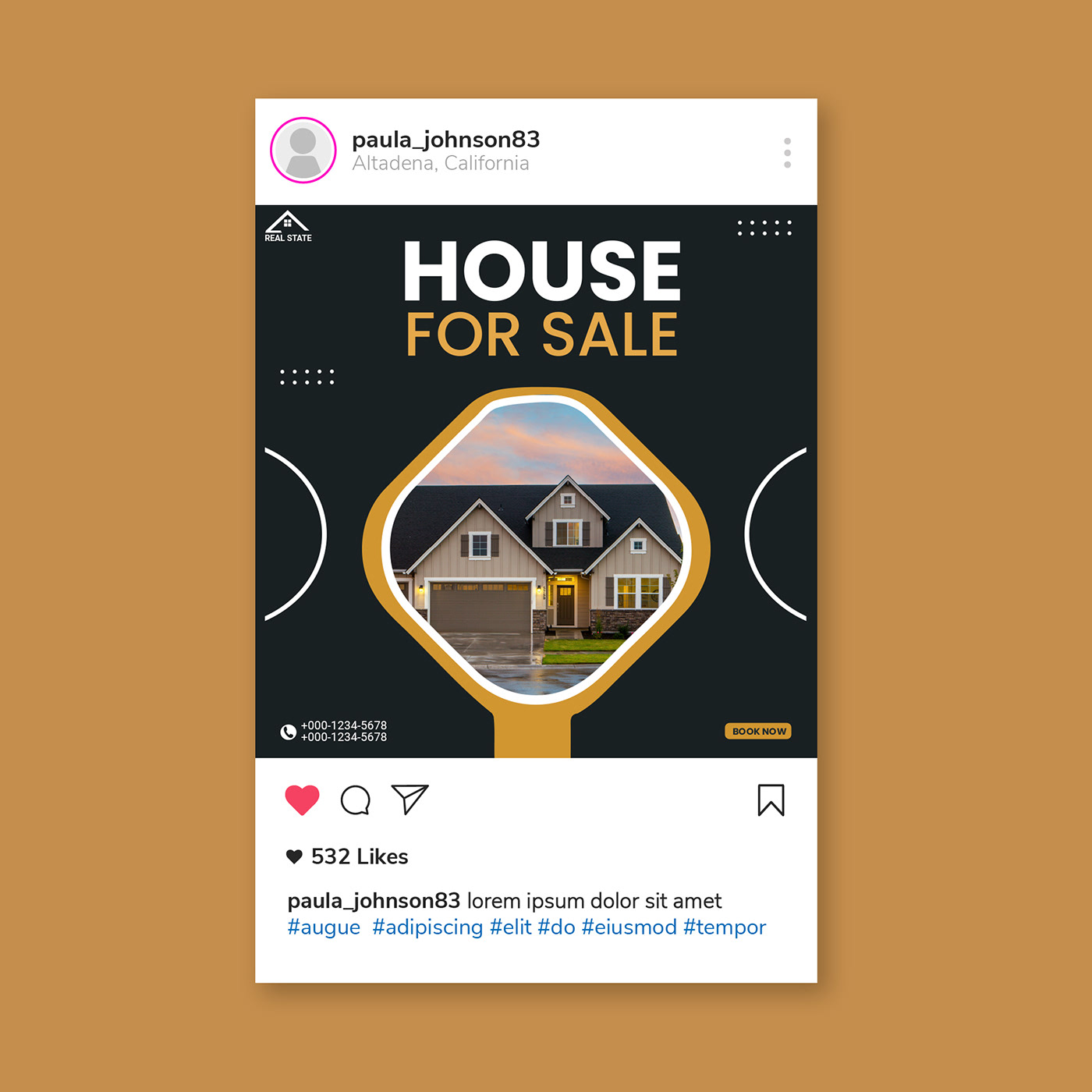 sales marketing   Social media post Advertising  hosue ads post social media Instagram Post real estate