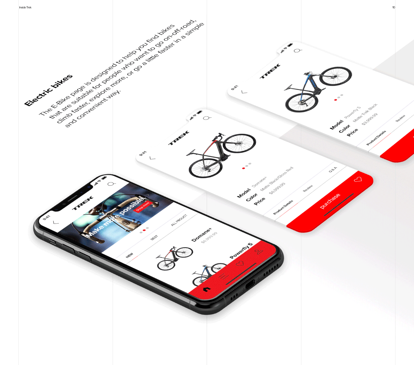 Trek Bike Bicycle interaction uiux Web mobile giant specialized Cervelo