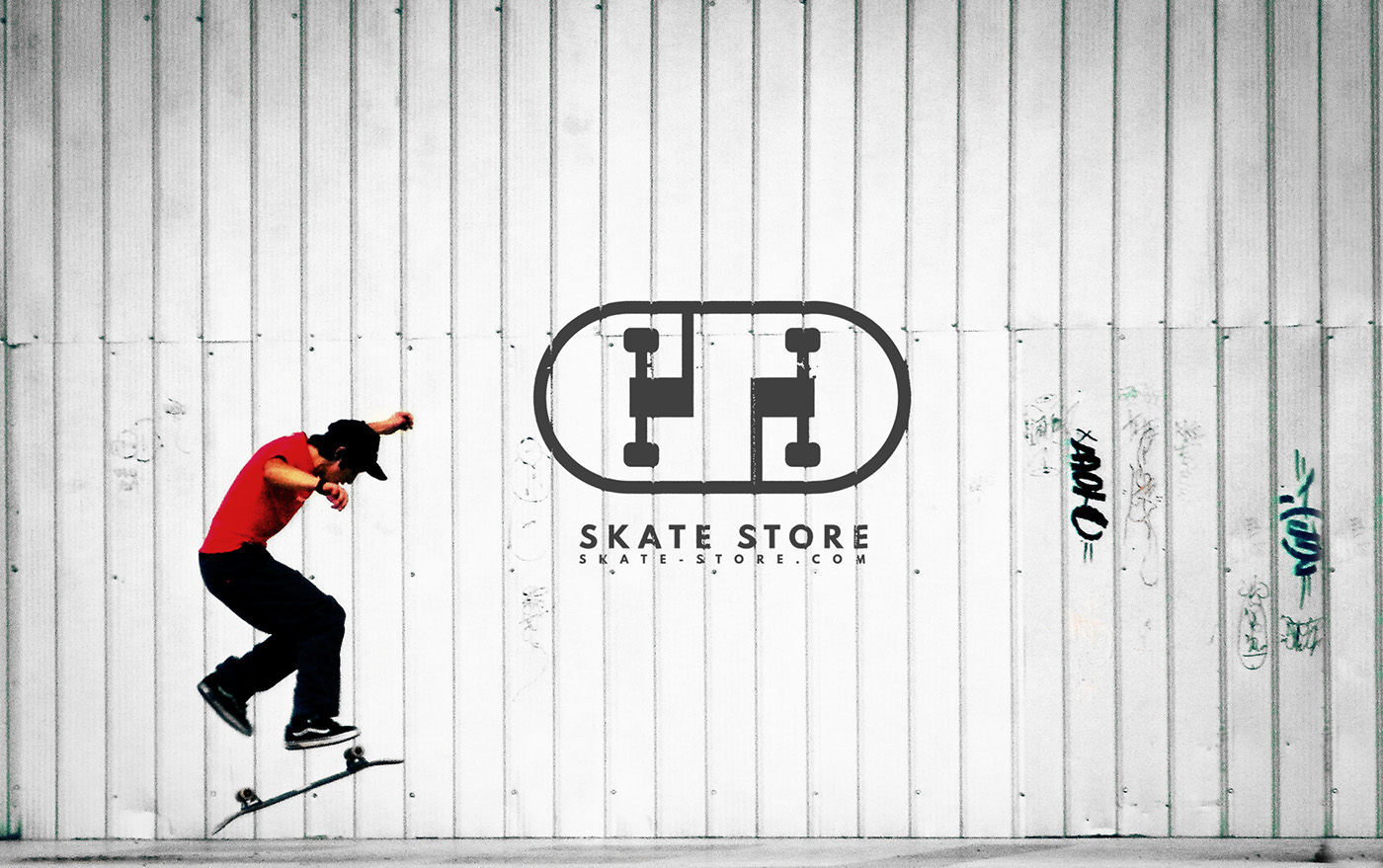 rebranding skate skateboard skateboarding e-commerce Online shop skate shop t-shirt shop