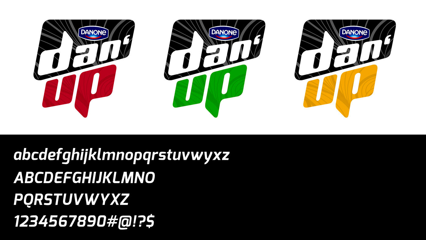 branding  danup Danone