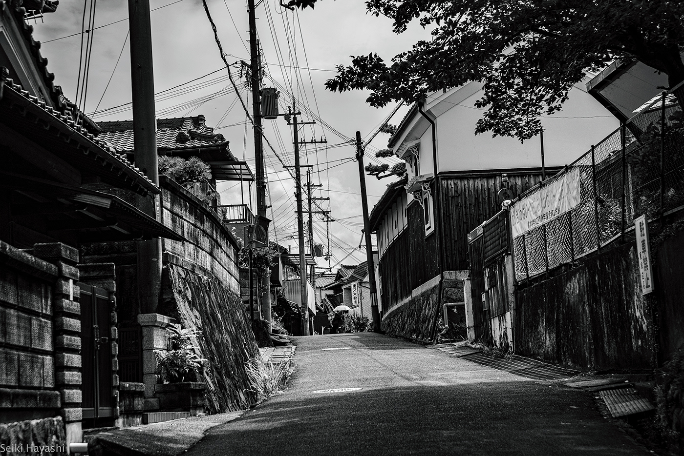 black and white countryside Diary Nara Street wakayama