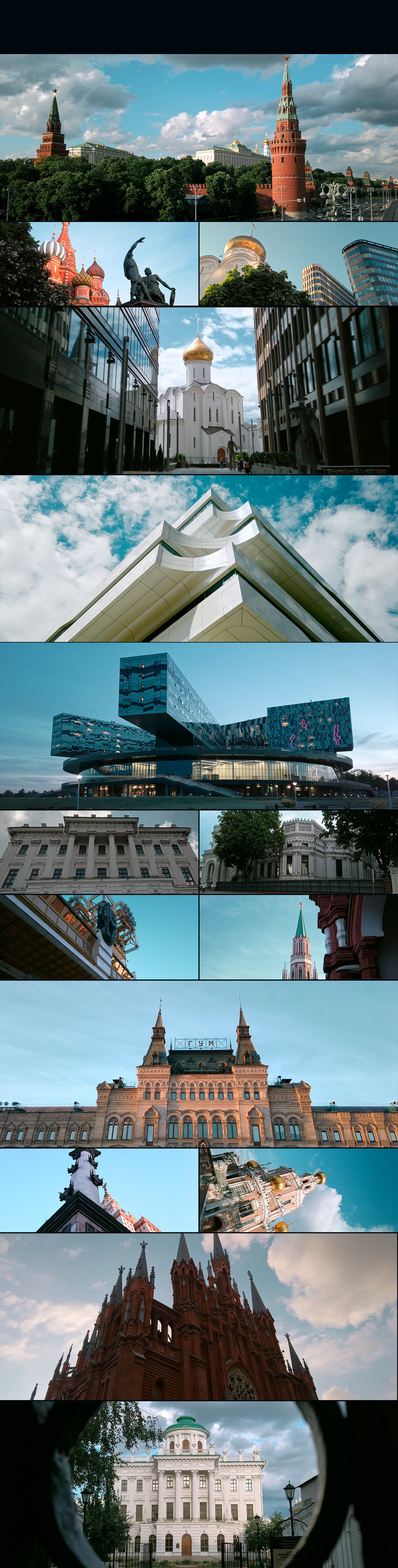 DJI Osmo Travel Film   Moscow Russia anamorphic Osmo Pocket architecture москва