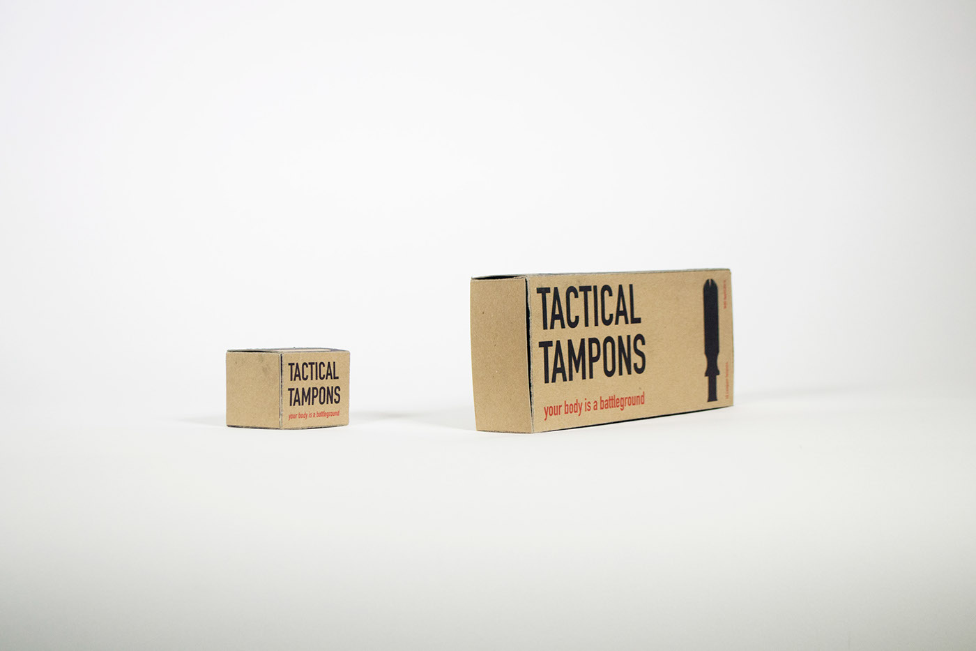 tampon feminism packagin Bullets force connection branding 