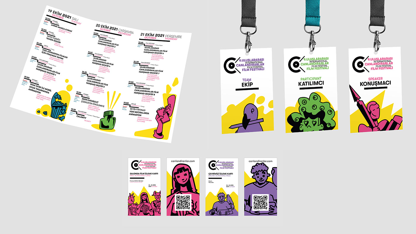 fest poster typography   ILLUSTRATION  graphic design  visual identity plakat festival animators