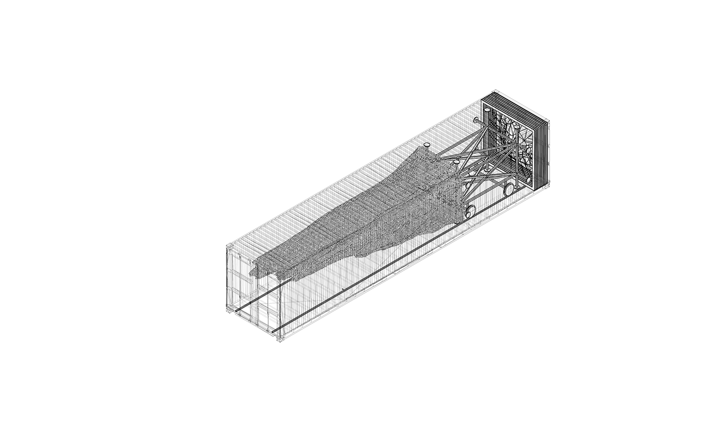 parametric container china organic parametrique hill Exhibition  parametric design Grasshopper Rhino