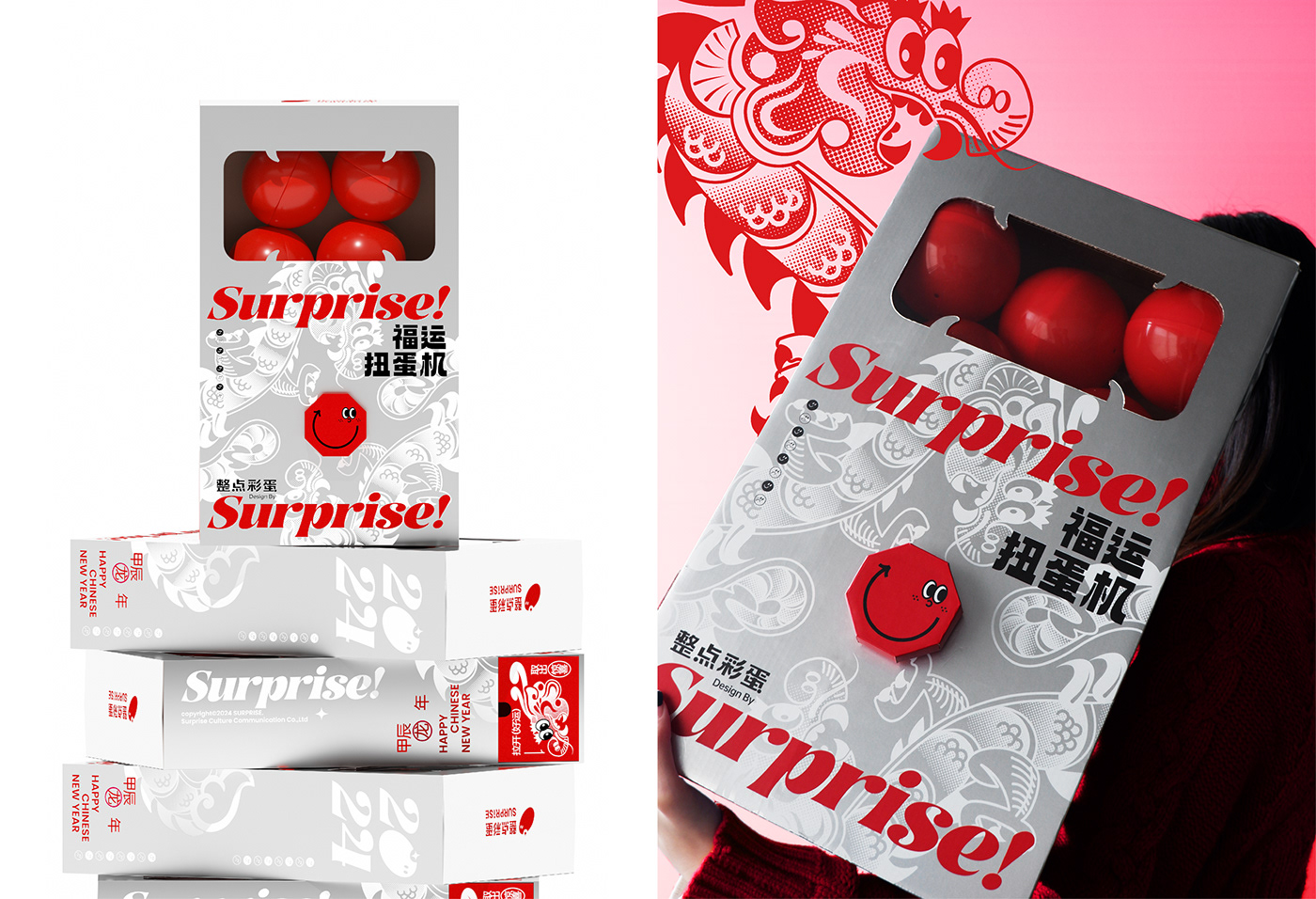 spring festival 春节 chinese new year 新年 龙年 中国风   Chinese style Packaging Graphic Designer packaging design
