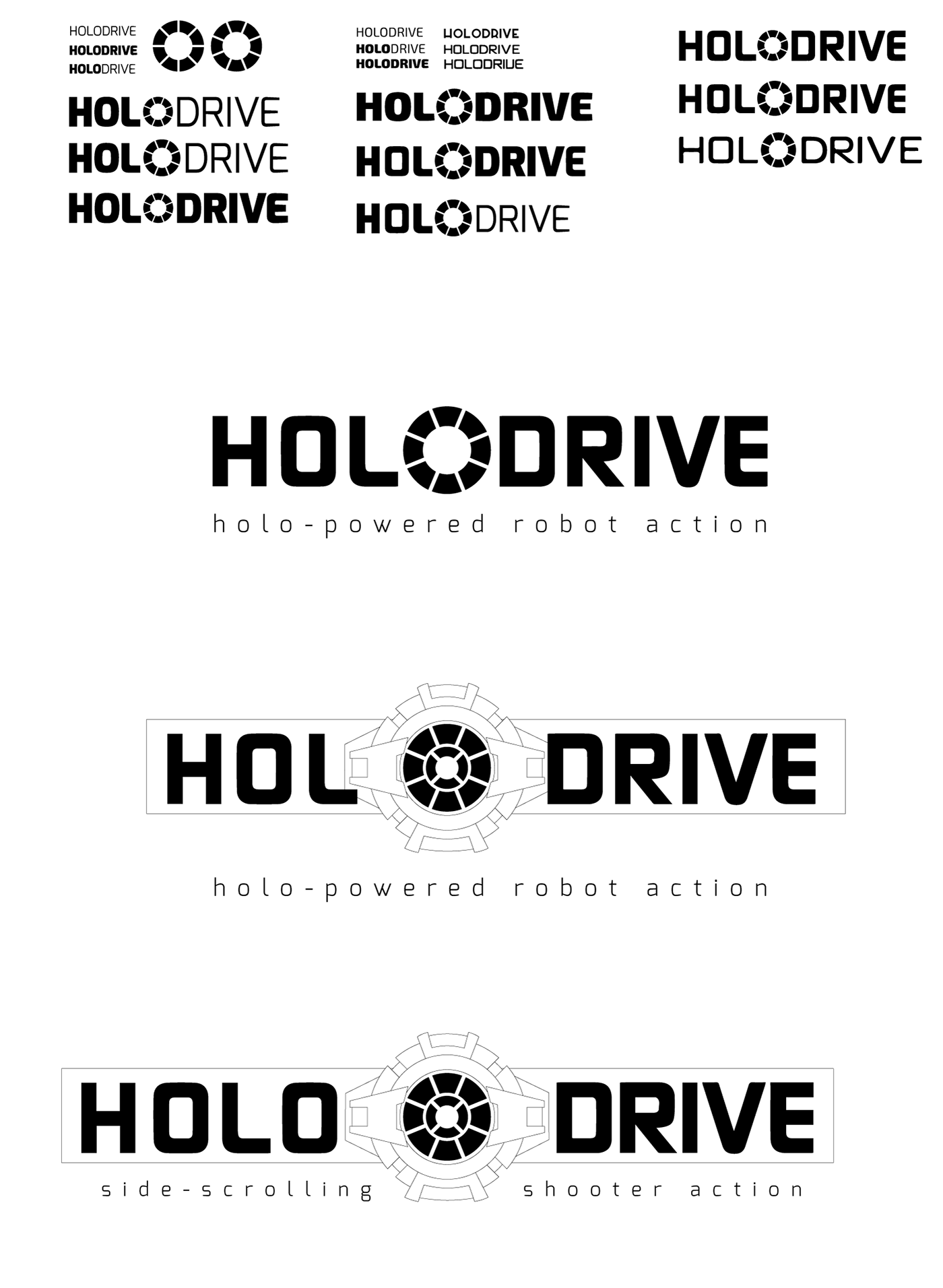 logo game devleopment Game Dev game logo holodrive game holodrive Project Tilt bitcake studio Logo Design motion design Animated Logo