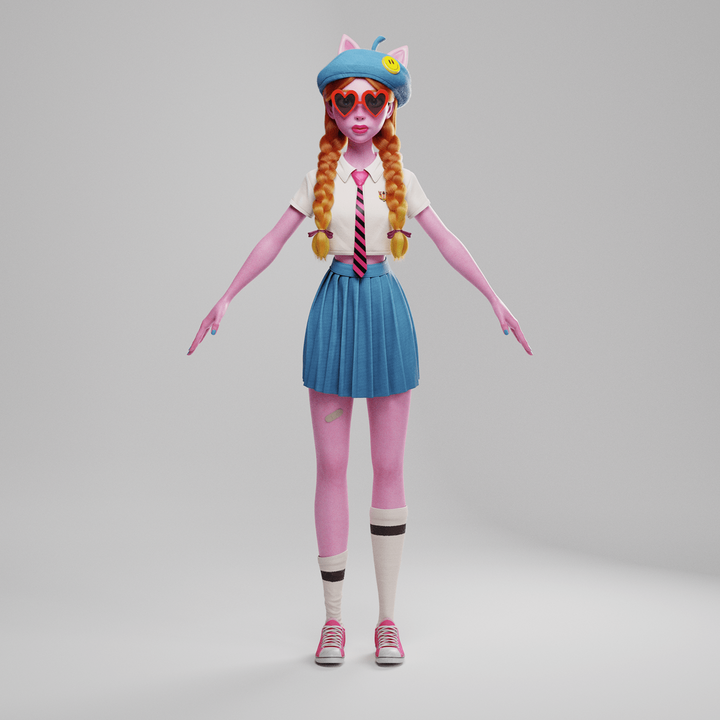 3D Character Design 3d character sculpt 3d modeling blender3d female character design marvelous designer stylized character substance 3d painter Zbrush