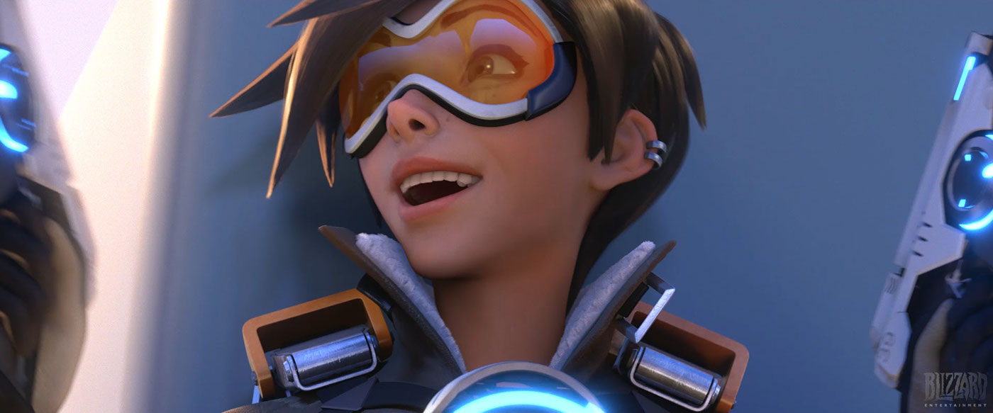 overwatch  cinematic vfx Tracer video game pc game