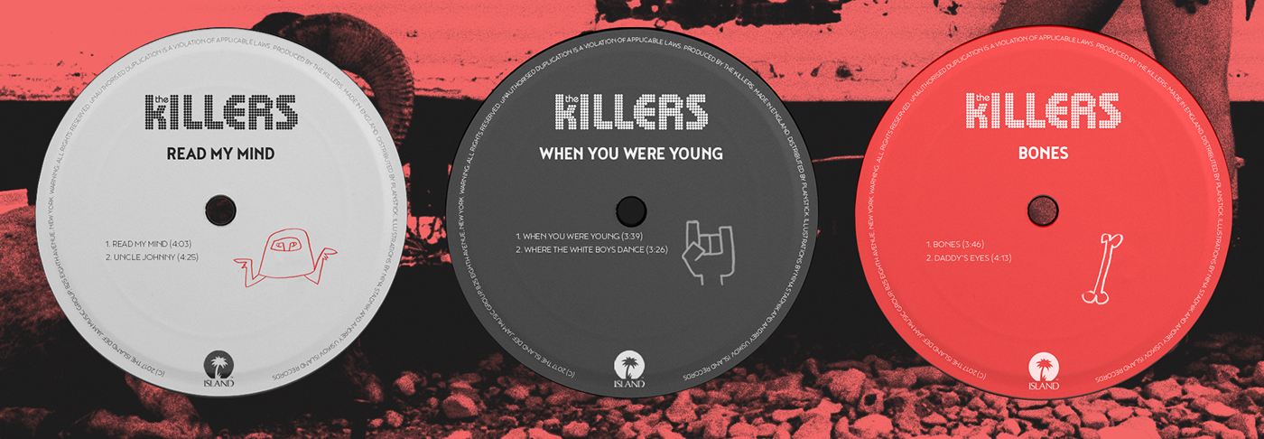 music The Killers Album art cover indie vinyl long play rock disk