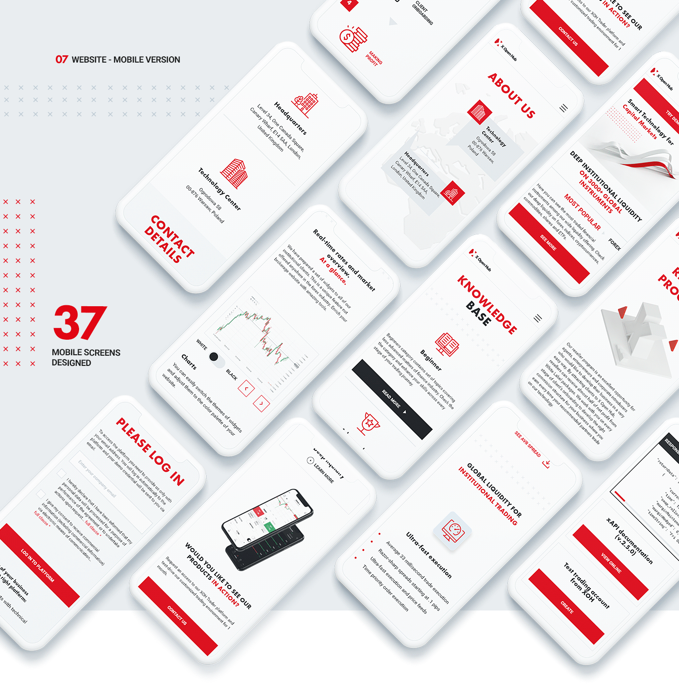 key visual mobile rebranding UI ux Website 3D branding  finance Forex