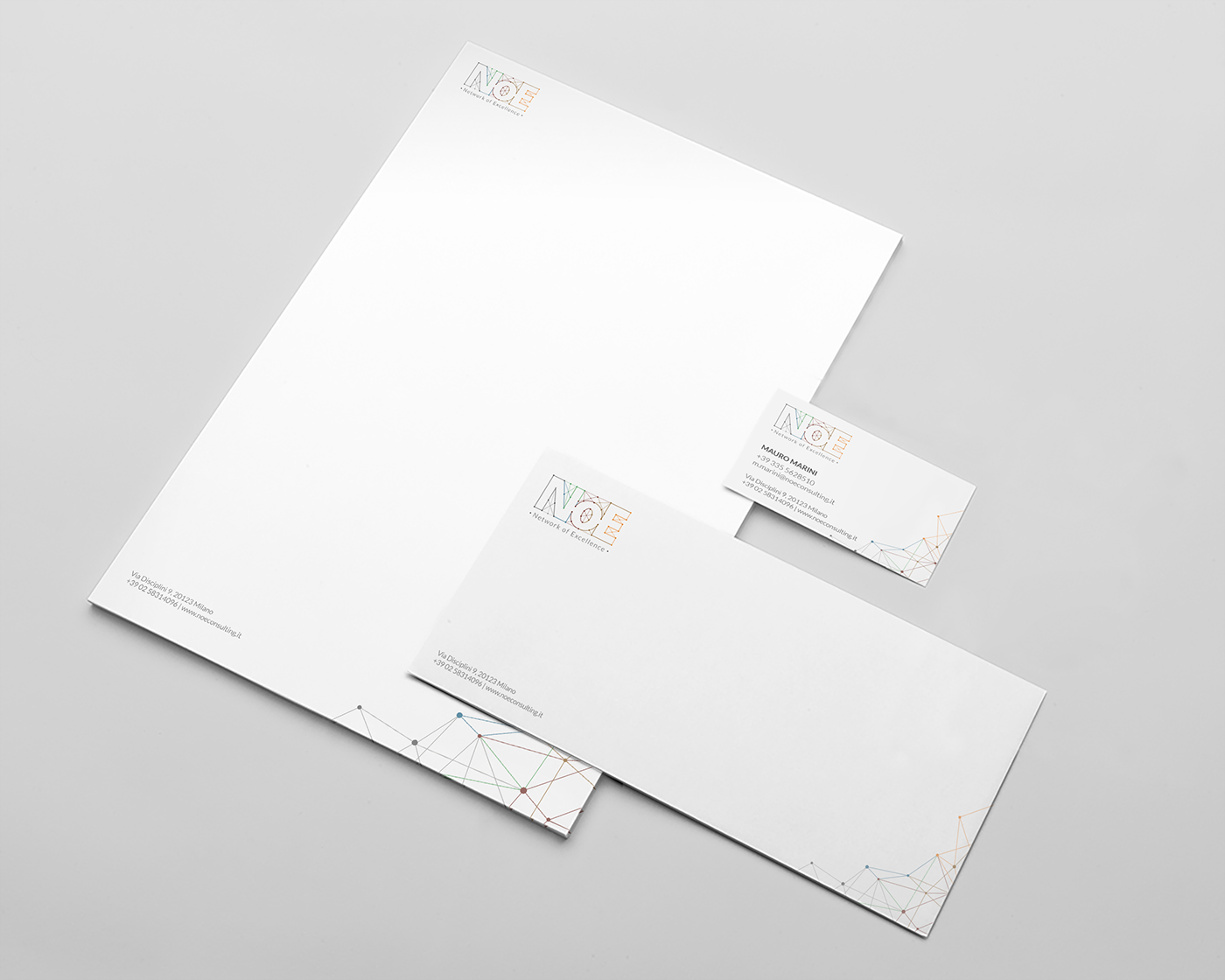 network Corporate Identity corporate Consulting logodesign connectingdots dots