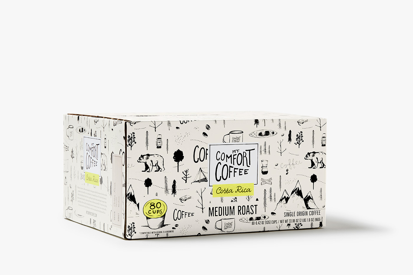 brand identity Coffee packaging design Packaging branding  Logo Design ILLUSTRATION  food & drink
