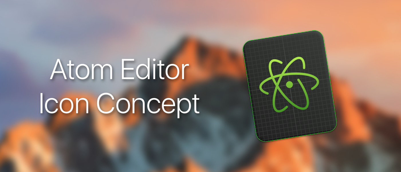 atom Icon text editor