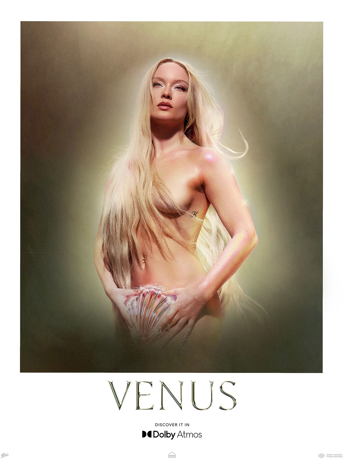 music venus poster graphic design  Album design Zara Larsson