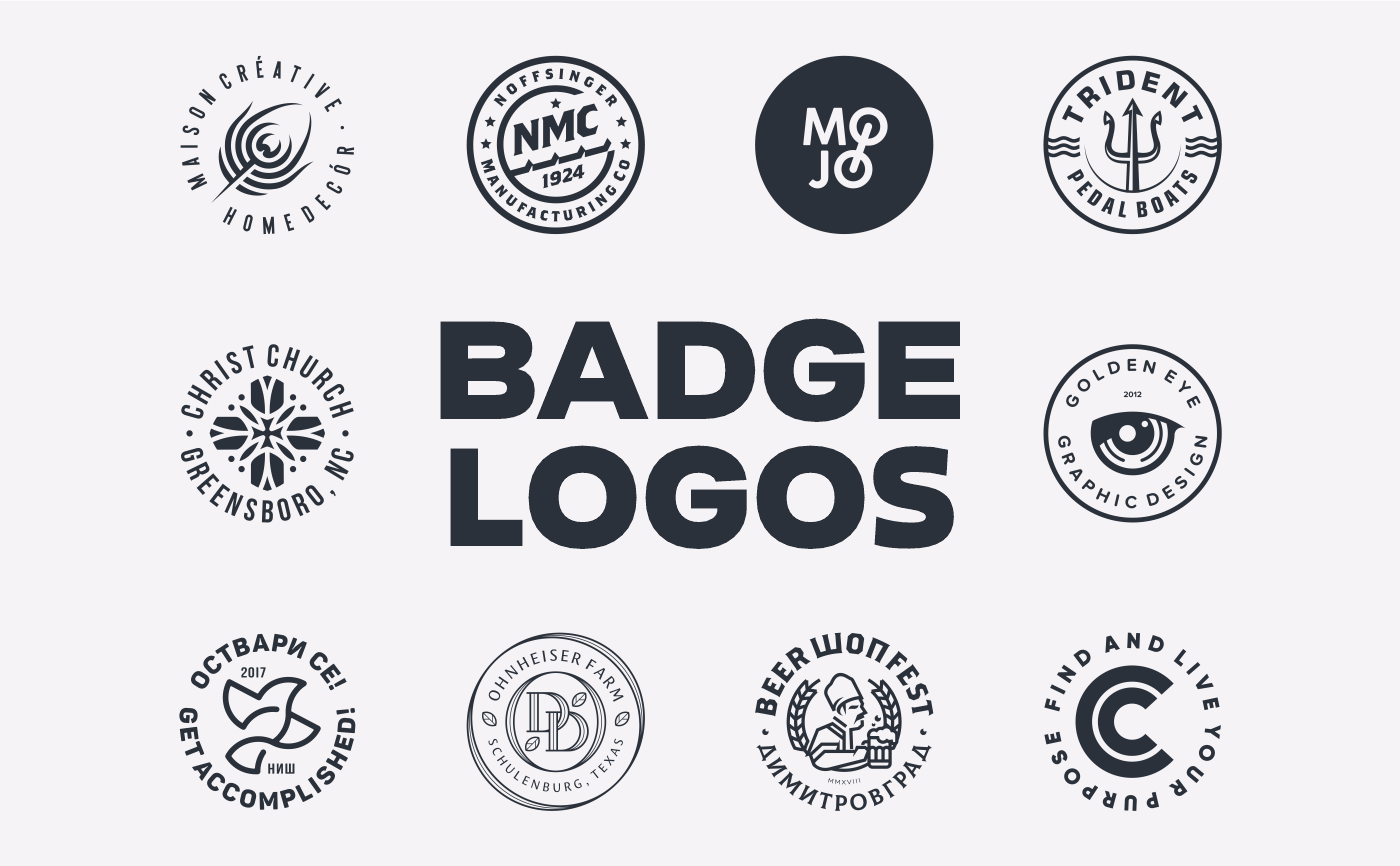 badge Brand Design circle identity logo Logo Design logos mascot logo round visual identity