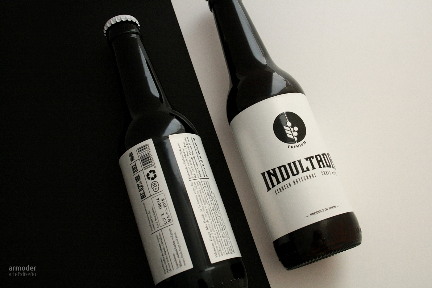 Diseño Logotipo / Etiqueta Cerveza Indultada