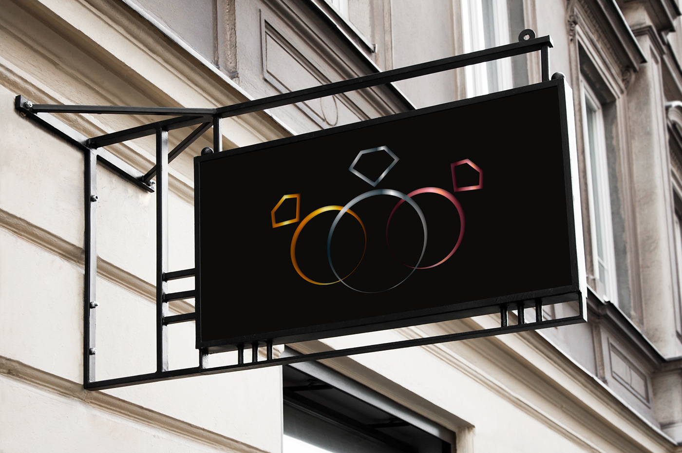 brand branding  design Fashion  jewel jewelry logo ring shop sign