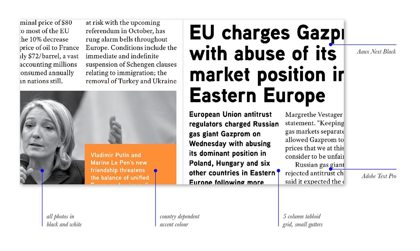 Europe tabloid news