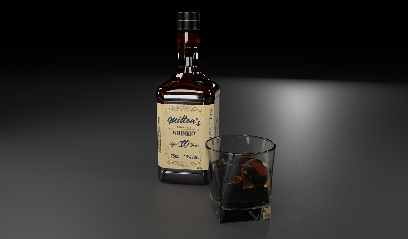 3DArtist 3dmodeling 3drendering 3dtechnicalartist Digitalartist graphicdesign Labeldesign productdesign Render Whiskey