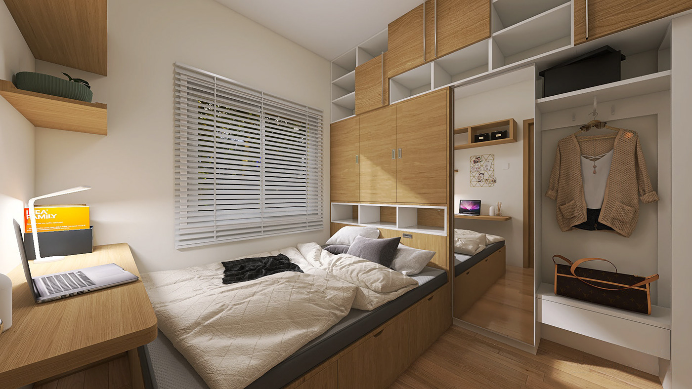 architecture bedroom contemporary design interior design  visualization