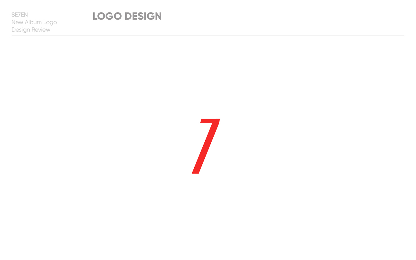 se7en branding  design poster graphic music Album