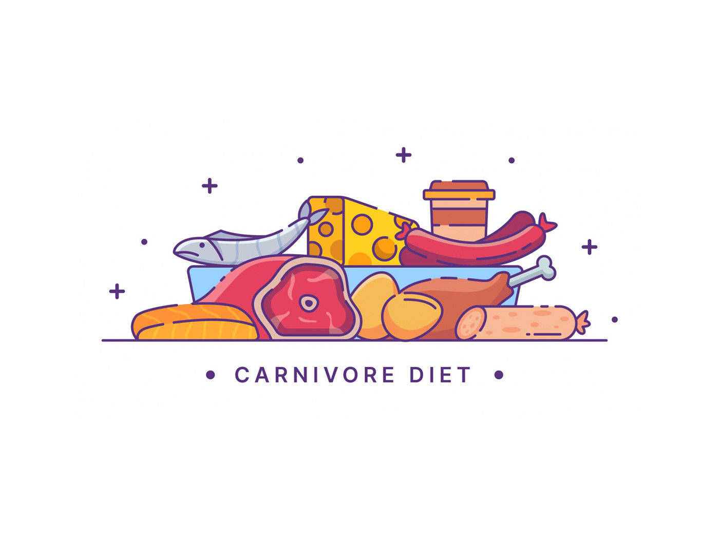 Food  food illustration Vector Illustration carnivore carnivore diet