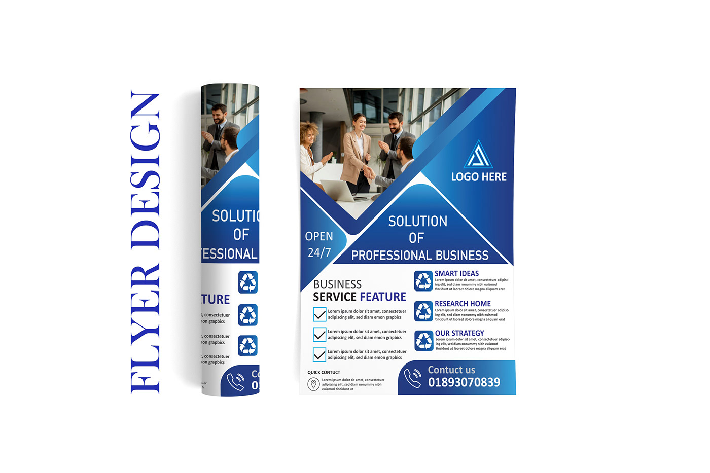 Professional business flyer design
