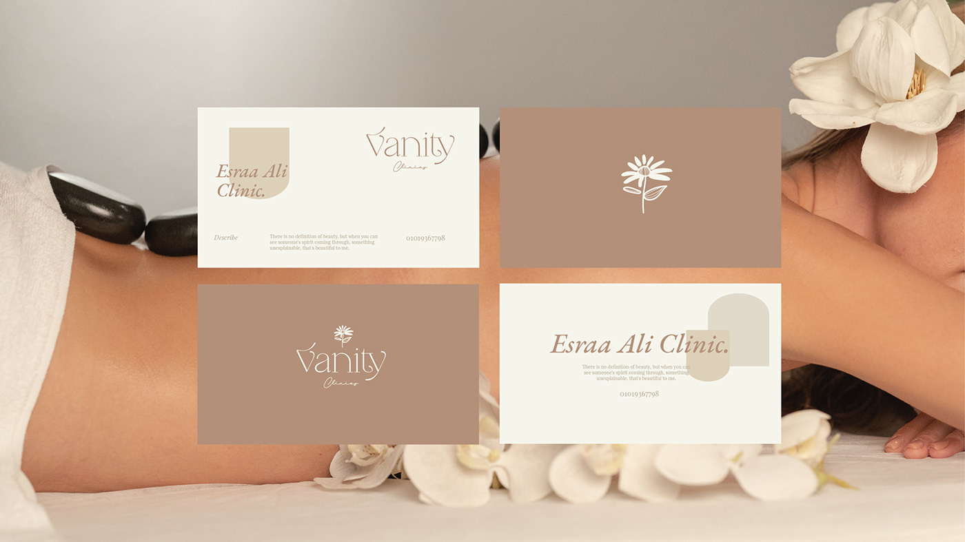 vanity beauty woman brand identity dental clinic leather medical logo doctor