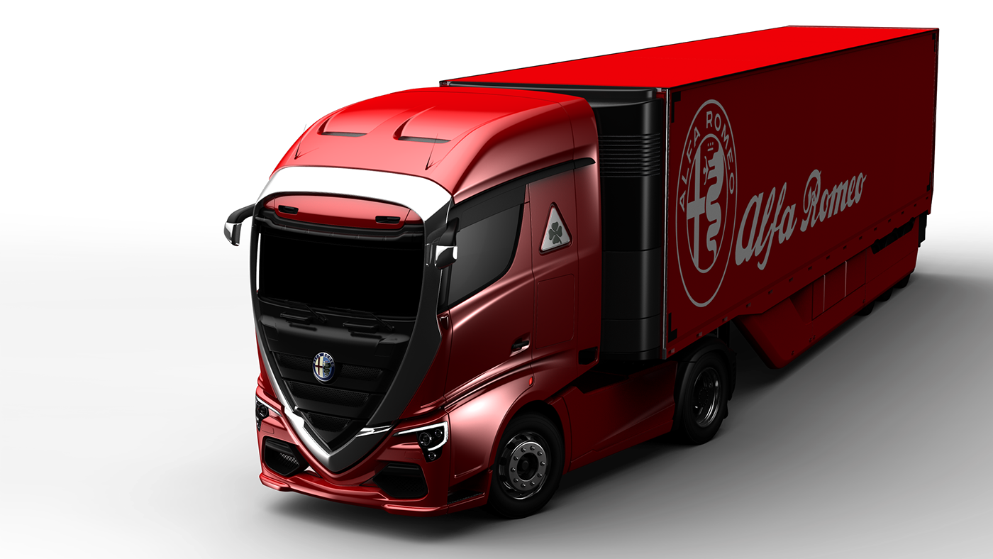 alfaromeo Truck Alias 3D concept car design