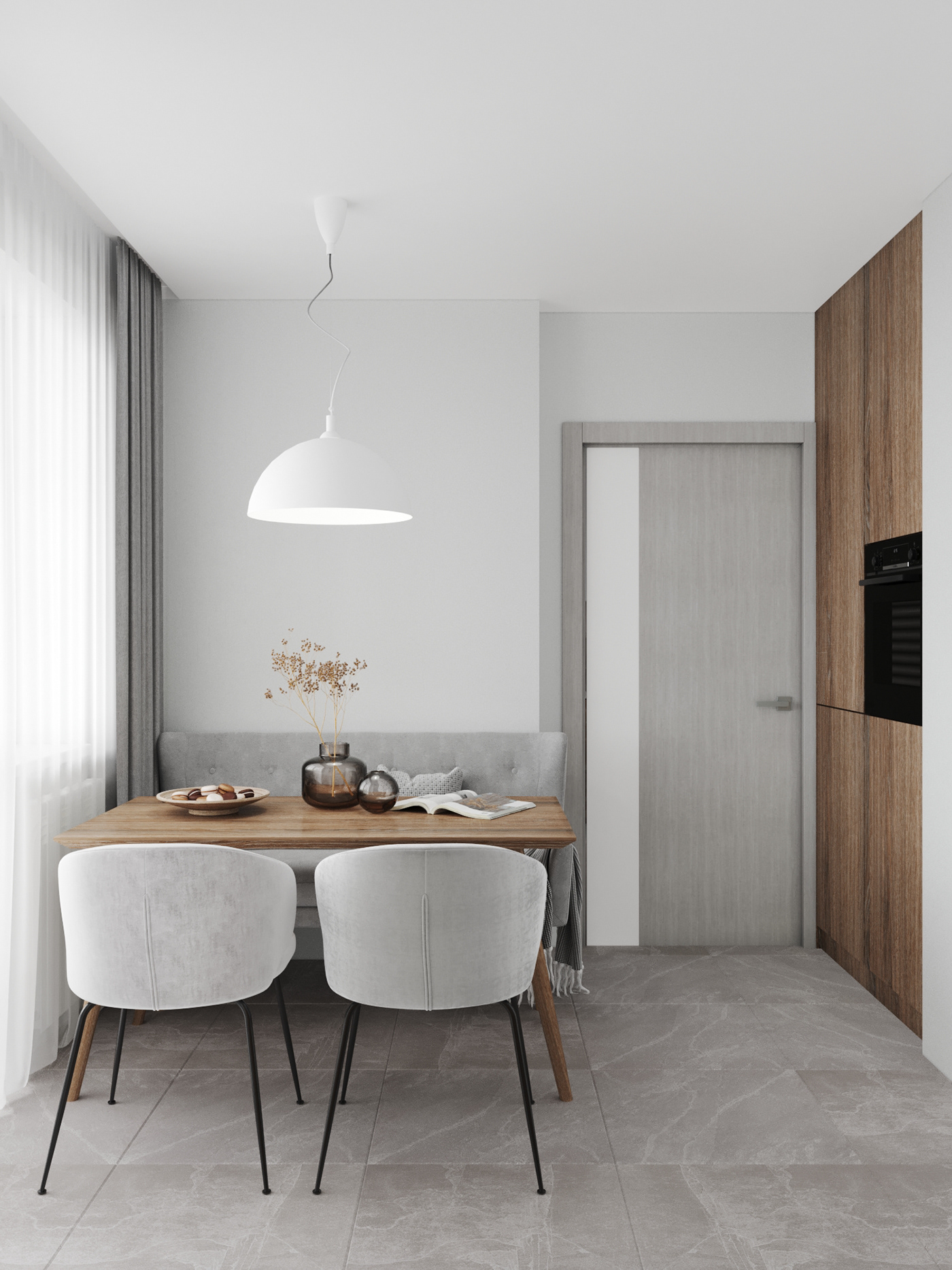 3dmax 3ds max corona render  greykitchen interior design  kitchen kitchen design KitchenVisualization Render visualization