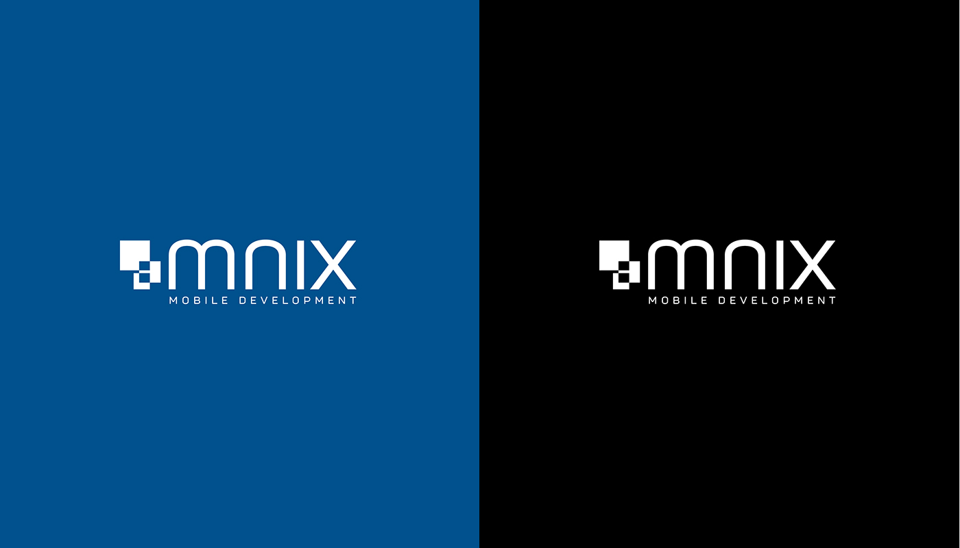 mnix ux UI Technology mobile development logo Brazil brand iphone