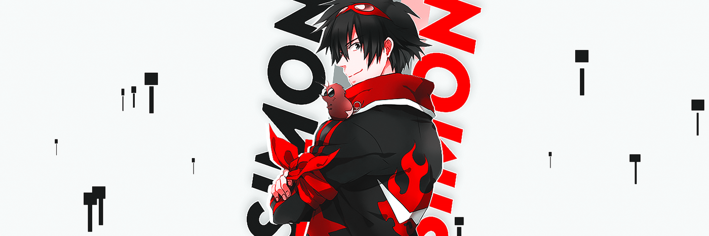 Adobe Photoshop anime banner Character design  gurren lagann Header simon