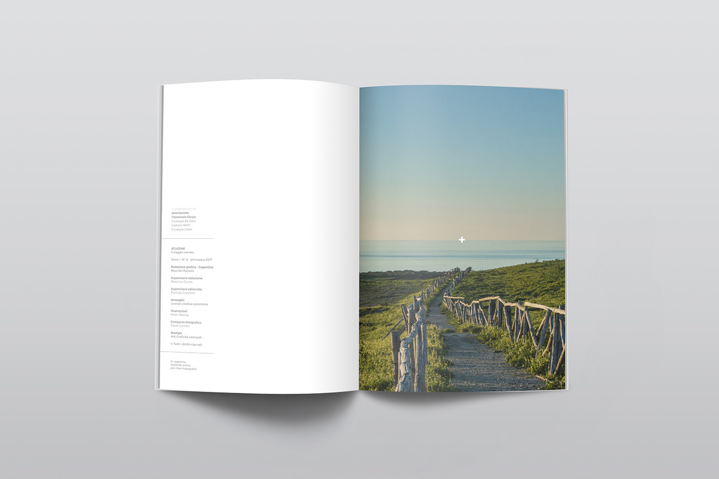 landscapes Travel magazine bookzine sicily walk minimal map Geography