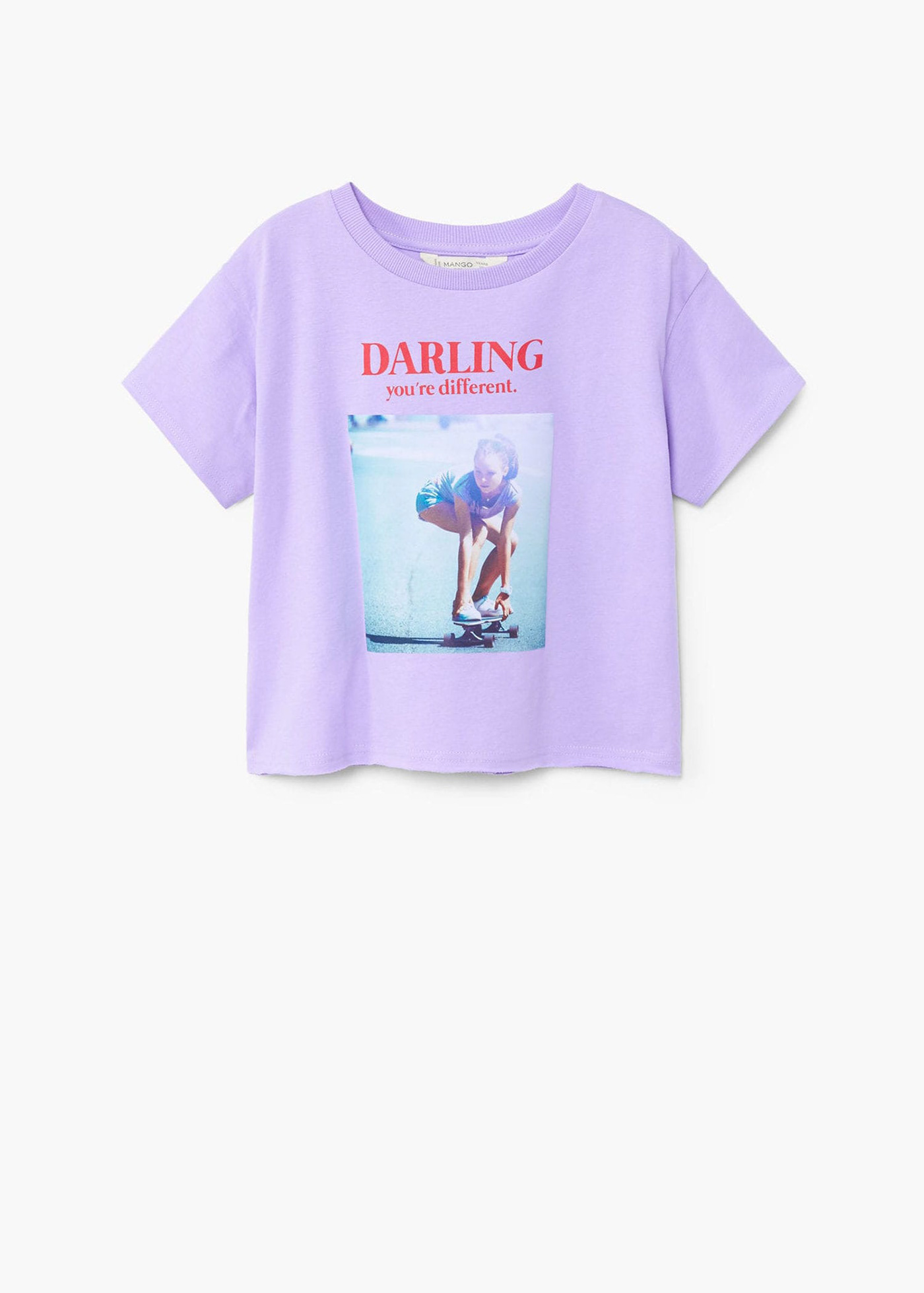 photoprint darling girl Mango kids t-shirt