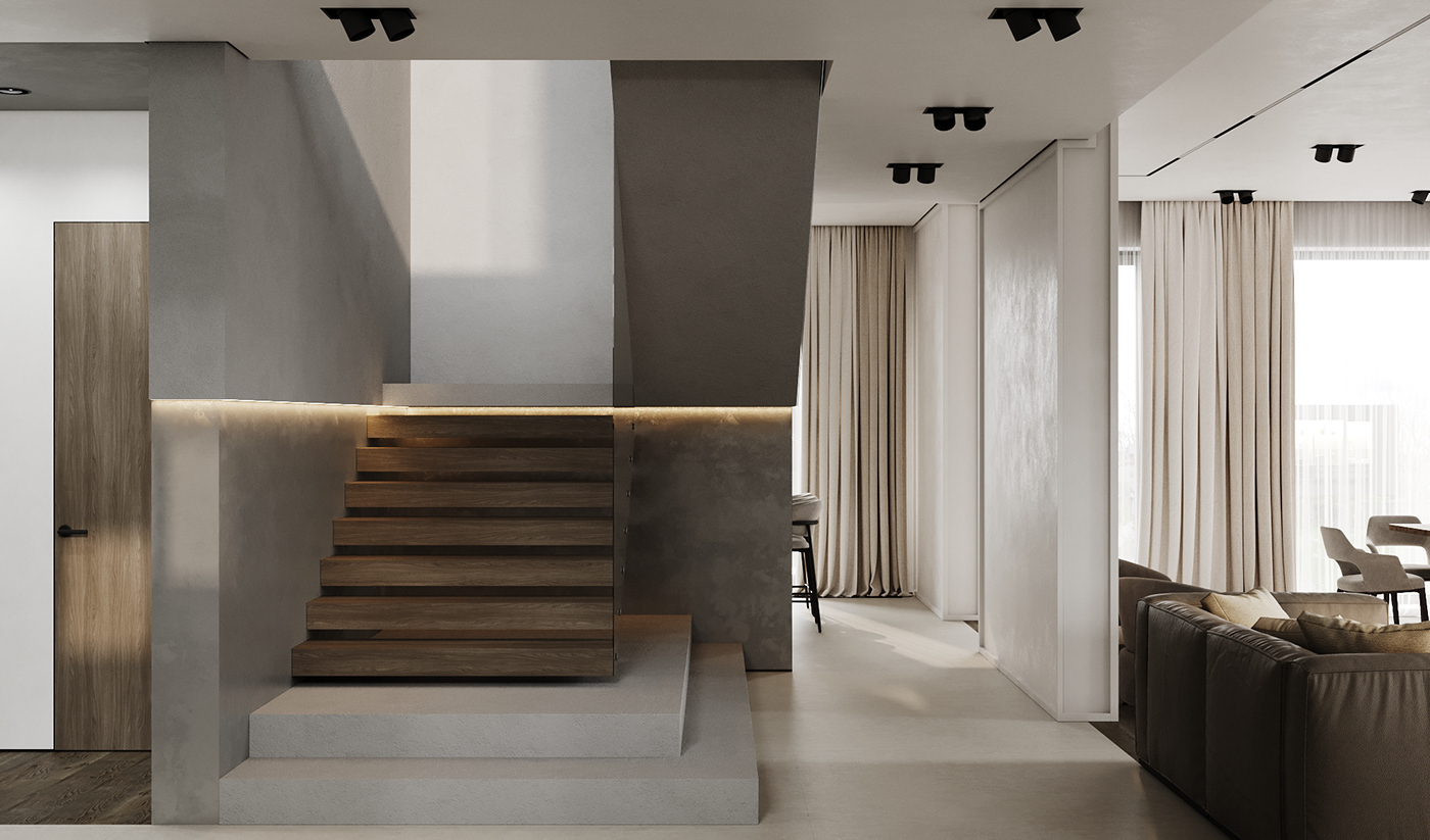 3d render 3dsmax archviz CGI corona render  HOUSE DESIGN Interior interior design  mimimalism vizualisation
