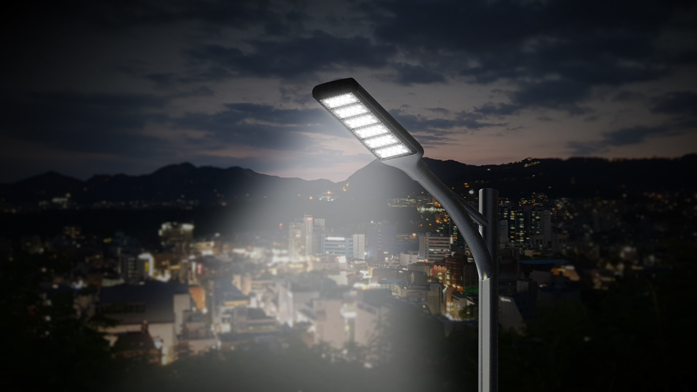 design industrial design  Lamp lighting product product design  가로등 산업디자인 제품디자인 조명