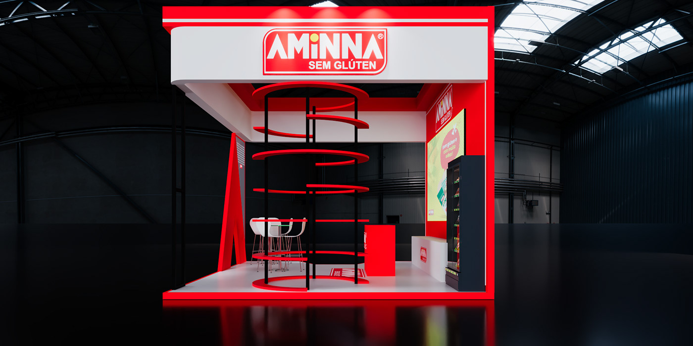 3dmax expo Exhibition  design Stand 3D visualization archviz corona standexhibition