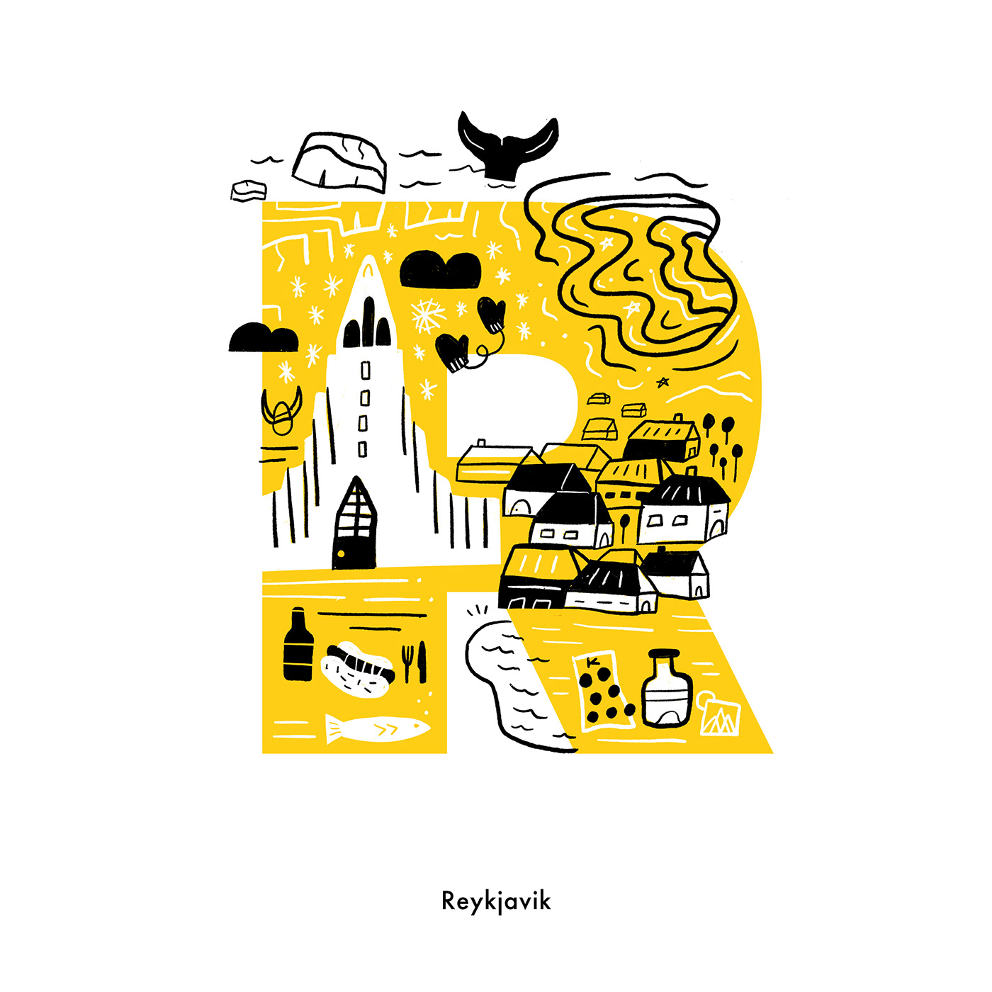 ABC doodle maps travel illustrations City Guide New York London food doodles Travel blog 36daysoftype type