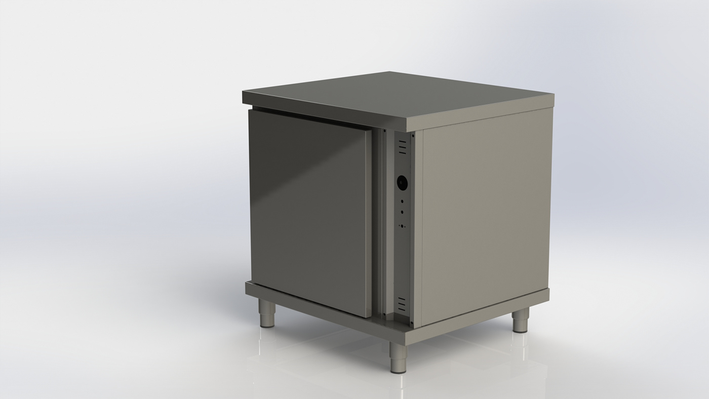 Solidworks product design  3d modeling sheet metal industrial design  kitchen equipment commercial kitchen