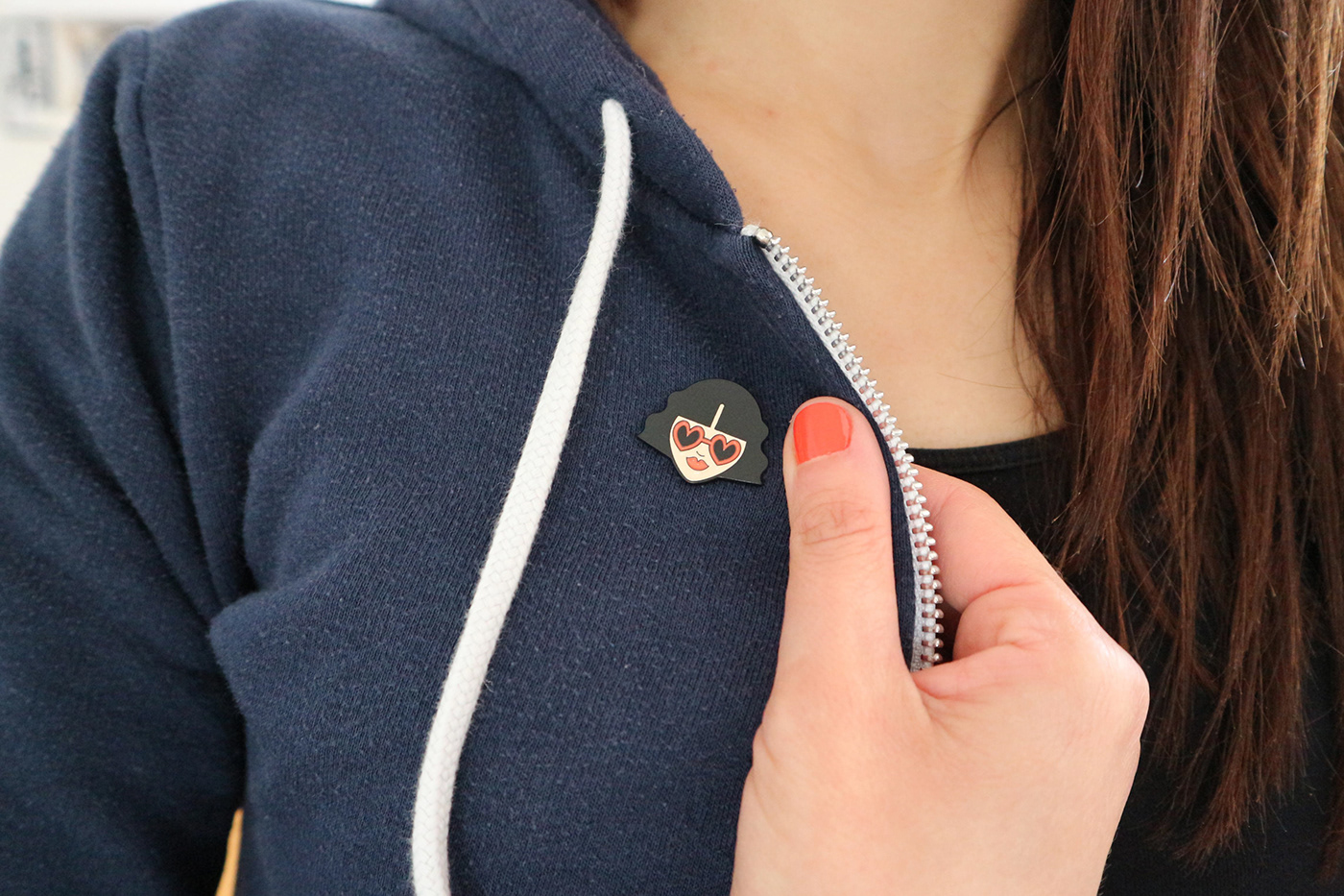 Character cute design Enamel Pin pins product design  apparel