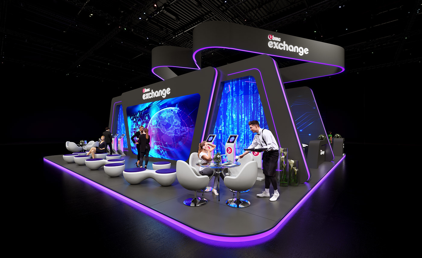 3D BMC booth Exhibition  Stand