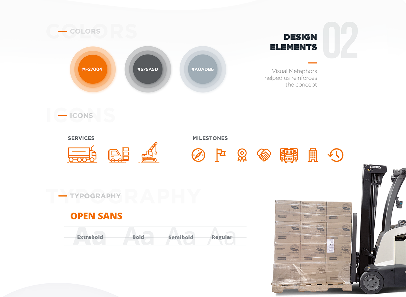 UI ux UI/UX Web Web Design  design logistic Transport company